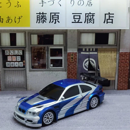2.4G RC Drift Car 1:43 with 4WD High-Speed Four-Wheel Drive