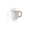 Embossed Christmas Sweater Ceramic Coffee Mug — Cute Cartoon Holiday & Birthday Gift for Women