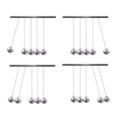 Physical Science Toy Newton Balance Pendulum - Ball Collision Energy Conservation Law, Office Desktop Decoration, Holiday Gift