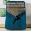 17-Key Beech Kalimba Thumb Piano High-Quality Wood Musical Instrument Gift for Kids with Learning Books