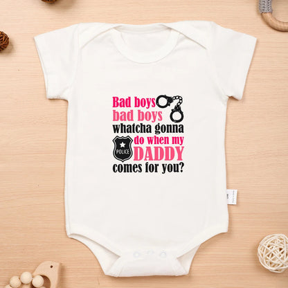 Baby Girl and Boy Bodysuit White Cotton Cozy Newborn Onesie Pajamas Cartoon Creative Cute Toddler Jumpsuit Multi Color Clothes