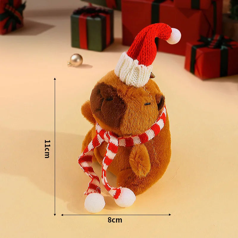 Cute Cartoon Capybara Plush Pendant, Bag Hanging Ornament and Keychain Doll