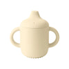 1PCS Baby Feeding Silicone Cup for Infants & Toddlers, Portable Learning Drinking Cup with Hand Shank, BPA-Free Baby Water Cup