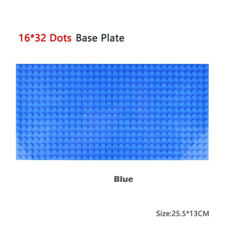 Classic Baseplates 32x32, 16x32, and 16x16 Dots – DIY Plastic Building Blocks Construction Toys