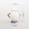 Disney Anime Peripheral Beauty and the Beast Mrs. Potts and Chip Tea Set Cute Cartoon Teapot and Mug