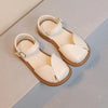 Girls’ Summer Sandals – Toe-Covered Anti-Kick, 2024 Brand New Children’s Flat Sandals, Princess Retro Classic, Hot Fashion Soft Chic