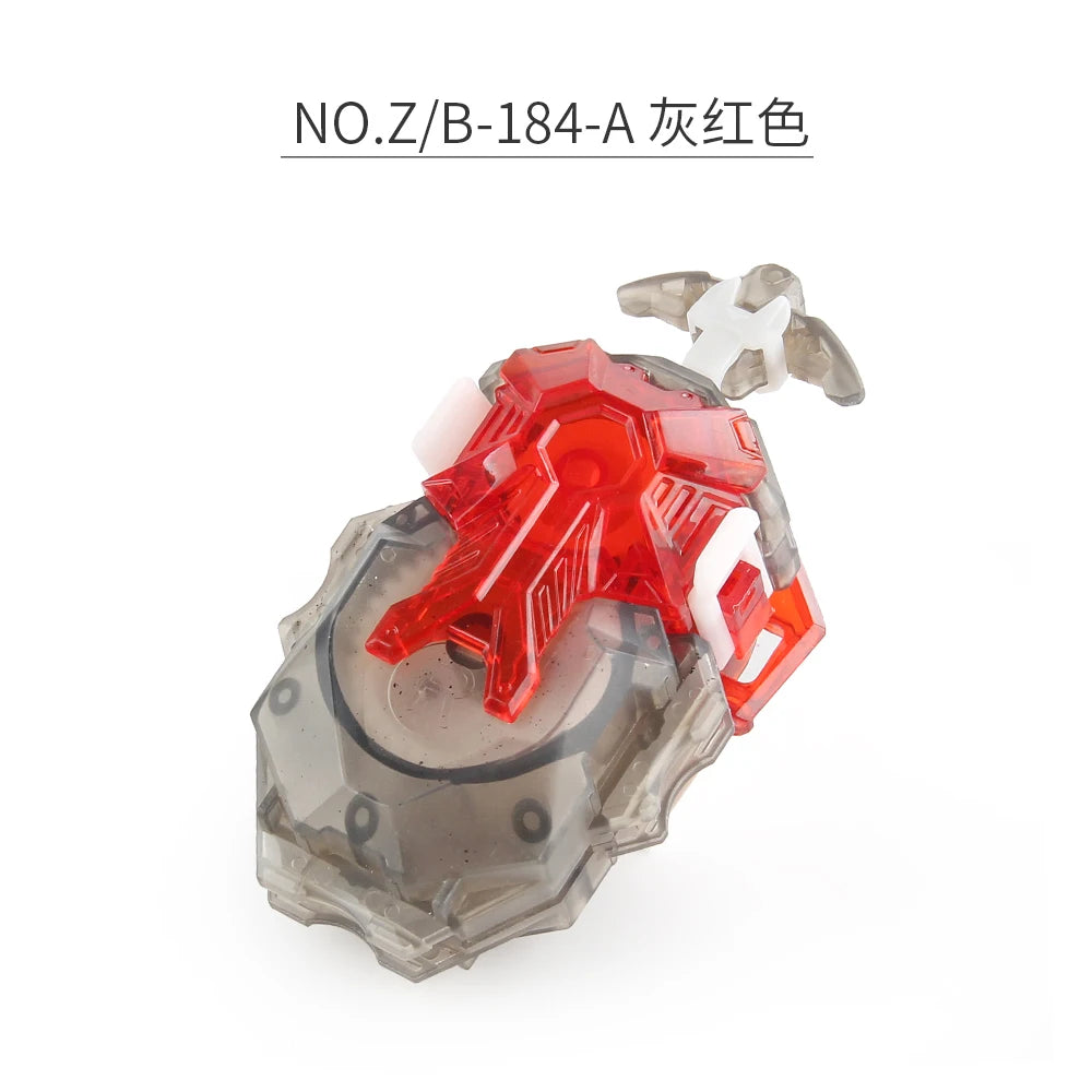 Z B-184 8-Color Metal Tube Custom LR Spinning Tops Launcher – Toy Set for Kids