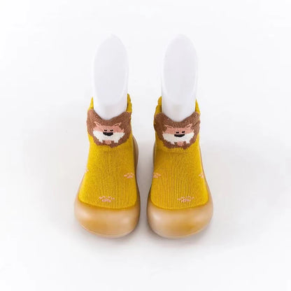 Cute and Comfy Cotton Newborn Baby First Walkers – Soft-Soled Indoor Casual Shoes, Breathable and Non-Slip Baby Shoes