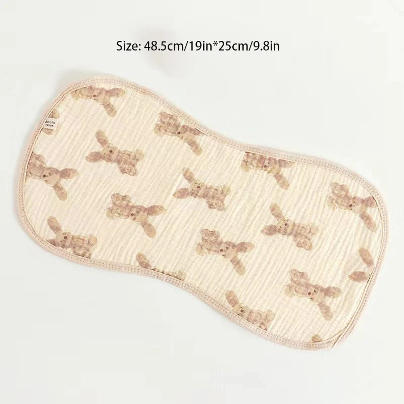 Newborn Baby Burp Towel | Six-Layer Gauze Waterproof Shoulder Pad Bib for Drool & Spitting Protection - Kidzy Market