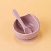 2-Pack Silicone Suction Baby Bowls for Infant & Toddler Feeding and Self-Feeding
