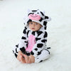 Baby Animal Kigurumi Romper – Unicorn, Panda, Rabbit Cartoon Jumpsuit (Newborn & Infant Cosplay Pajamas, 0-24 Months)