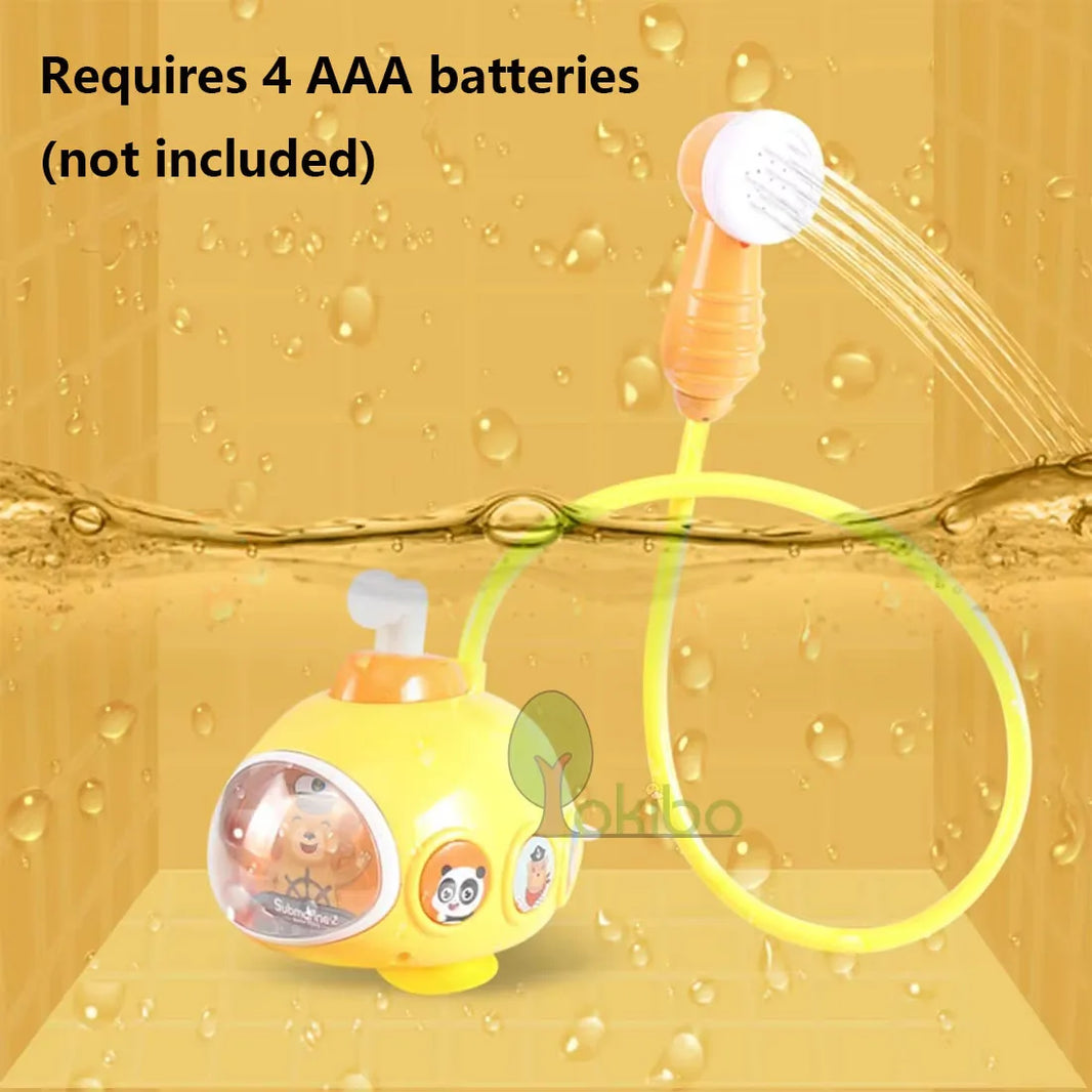Electric Submarine Baby Bath Toy – Water Spray Sprinkler with Shower Sucker