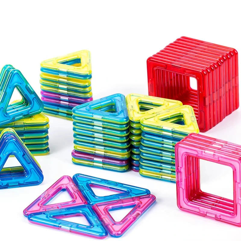50PCS Magnetic Building Tiles Construction Set for Kids 3+