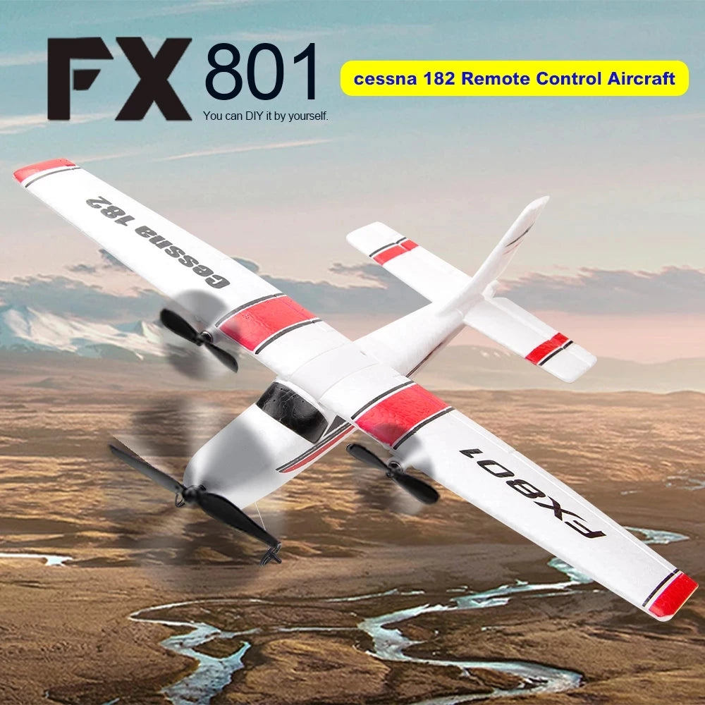 FX801 RC Plane EPP Foam 2.4G 2CH RTF Fixed Wingspan Remote Control Airplane