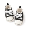 KIDSUN Newborn Multi-Coloured Canvas Baby Shoes – Soft Soled Casual First Toddler Shoes for Boys & Girls