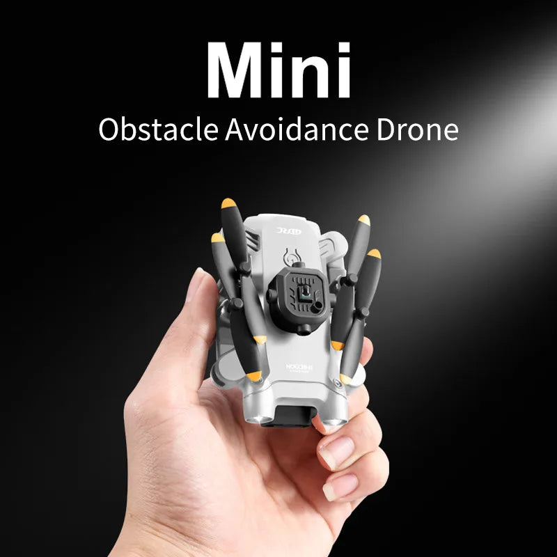 Mini V30 WiFi FPV Drone – Foldable RC Quadcopter with 4K HD Dual Cameras and Obstacle Avoidance