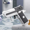 Mini Desert Eagle Mechanical Continuous Firing Water Gun – Small Summer Beach Toy for Kids