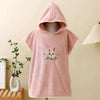Baby Hooded Bathrobe – Soft Coral Velvet Towel Cloak, Warm Swaddle Blanket for Toddlers