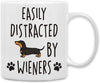 Dachshund Coffee Mug - Ceramic Wiener Dog Coffee Cup 320 ml (10.8 fl oz) Gift for Dog Lovers