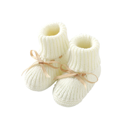 Baby First Walkers – Breathable Anti-Slip Knitted Booties for Newborn Boys & Girls, 0-18M Unisex Prewalkers