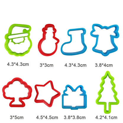 Children's DIY Plasticine Mold Modeling Clay Accessories - Play Dough Tool Kit with Plastic Set, Knife, and Mold, Educational Toys Gift for Kids
