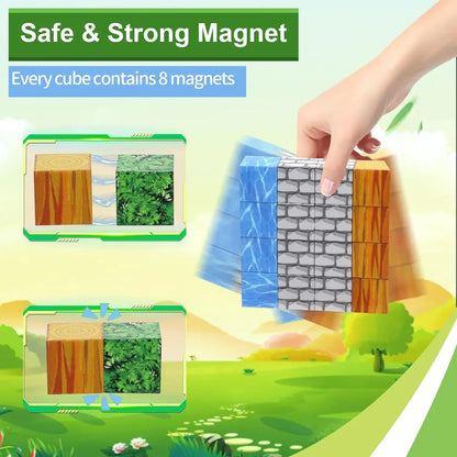 100PCS Magnetic Building Blocks STEM Construction Set for Kids
