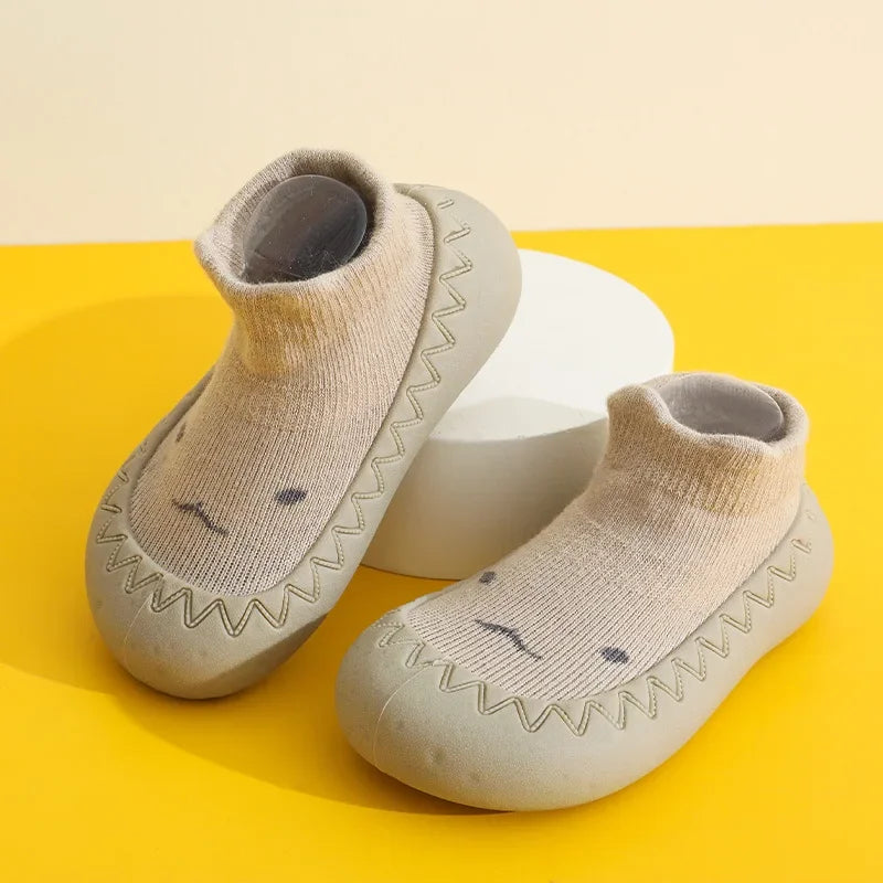 Baby Shoes – Soft Rubber Sole First Walkers, Non-Slip Toddler Sock Shoes for Boys & Girls (0-4Y)