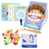 Montessori Toothbrushing Educational Game for Kids – Parent-Child Fine Motor Puzzle & Dental Hygiene Toy
