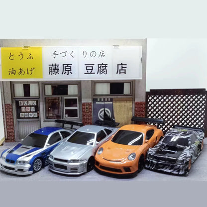 2.4G RC Drift Car 1:43 with 4WD High-Speed Four-Wheel Drive