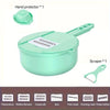 9-in-1 Multifunctional Vegetable Chopper Manual Shredding and Slicing Machine