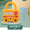 Baby Learning Lock with Key Car Toy – Montessori Educational Number Matching and Sensory Toy for Kids Ages 1-3