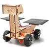 DIY Solar-Powered 3D Wooden Puzzle Kit - STEM Hand-Assembled Science Model for Teens