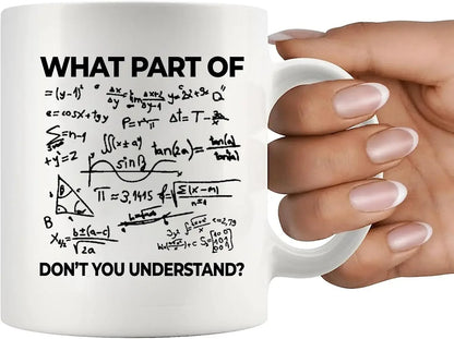 Funny 'What Part of an Engineer's Gift You Don't Understand' Ceramic Coffee Mug — White, 320 ml (11 fl oz) Novelty Gift