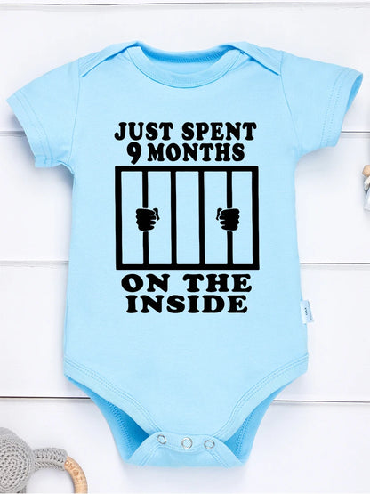Funny & Creative Newborn Baby Clothes – Cotton Summer Pajamas for Boys & Girls, Loose Short Sleeve Onesie, 0-24 Months Streetwear