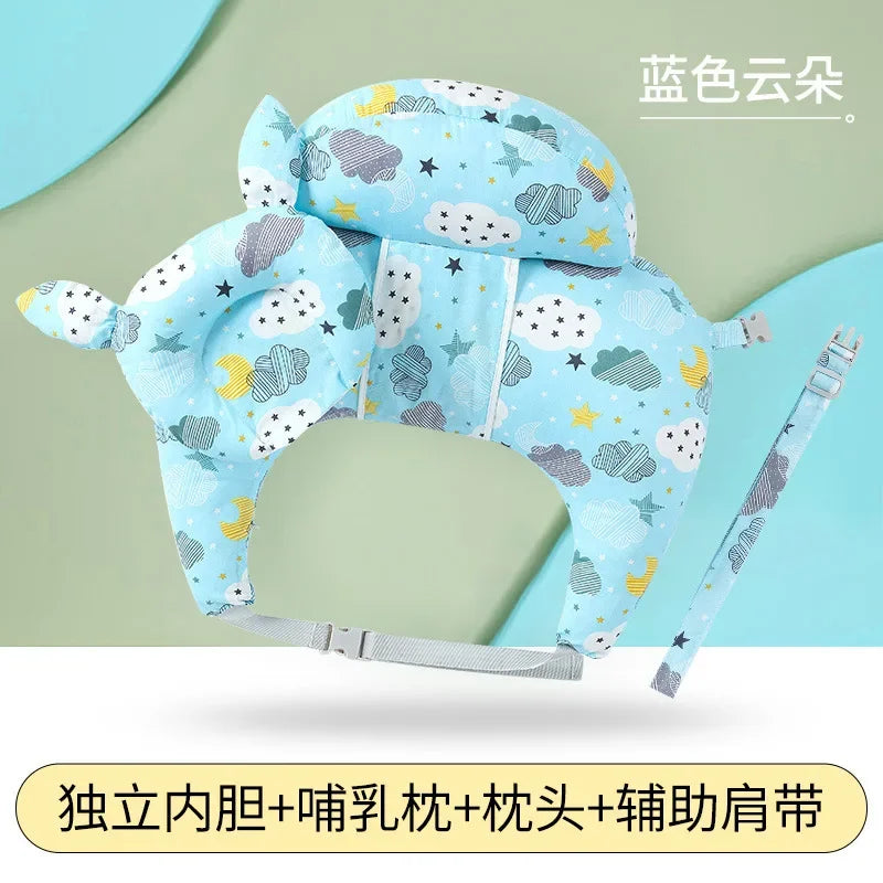 Adjustable Wedge Shaped Breastfeeding Pillow for Newborns and Expecting Mothers – Prevents Choking and Regurgitation