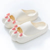 Women's Cat Paw Summer Slippers — Cute EVA Non-Slip Wedge Flip Flops & Home Slides (3–5 cm / 1.2–2 in heel)