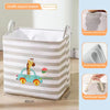 Folding Linen Storage Basket with Handles – Fabric Laundry & Toy Organizer for Closet, Bedroom & Office (Multiple Sizes: 35×40 cm / 13.8×15.7 in; 40×28×24 cm / 15.7×11.0×9.4 in; 40×30×40 cm / 15.7×11.8×15.7 in)