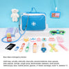 Wooden Doctor and Dentist Pretend Play Set for Kids, Educational Medical Role Play Toy