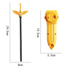 Two-way Spinning Top Burst Launcher Custom Right and Left Gyro Pull Rod Wire Spinning Top Accessories Toy Kids Toys for Children