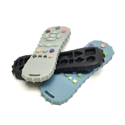 1/3pcs Baby Remote Control Teether - Silicone Anti-Eating Gloves, Pacifier Bracelet & Teething Stick | Biting Toy for Babies