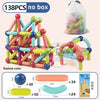 Magnetic Constructor Blocks Set – Magnet Stick and Rod Building Toys for Kids, Montessori Educational Toy for Boys and Girls