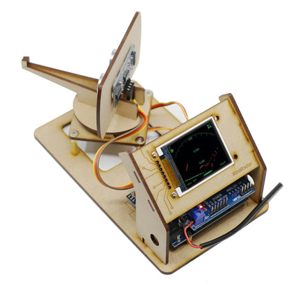 Radar Detection Robot with 1.8" TFT Screen, TS90A Ultrasonic Radar for Arduino, DIY Open Source Programmable Kit