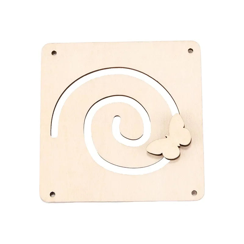 DIY Busy Board Accessories – Montessori Teaching Aids for Baby Early Education, Learning Skill Toy Parts and Wooden Board Games
