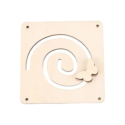DIY Busy Board Accessories – Montessori Teaching Aids for Baby Early Education, Learning Skill Toy Parts and Wooden Board Games