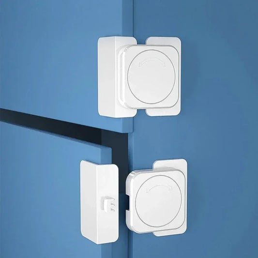 Baby Safety Lock Multifunctional Anti-Open Cabinet Buckle Children Refrigerator Cabinet Door Lock Kids Home Security Protection