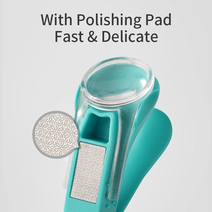 Infant Baby Nail Cutting Clippers, Children Kids Magnifier Glass Finger Nail Cutter