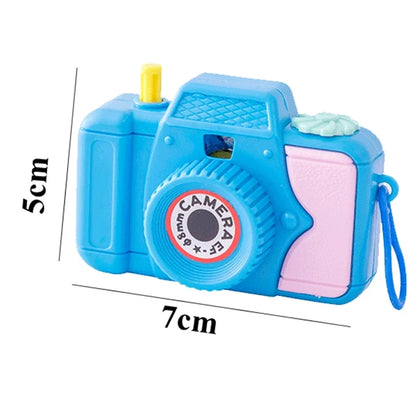 Kids Projection Camera Toy, Mini Analog Digital Educational Toy for Children