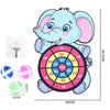 Montessori Sticky Ball Dartboard Slingshot Target – Kids Indoor & Outdoor Catapult Throwing Game
