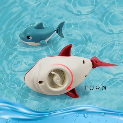 Cartoon Shark Baby Bath Toy – Wind-Up Water Play Toy for Summer
