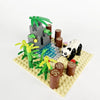 Farm MOC Building Blocks Playset – Animal Parts Pasture Bricks Kit with Chicken Coop, Pig House and Birdhouse Compatible with Standard Stud Bricks
